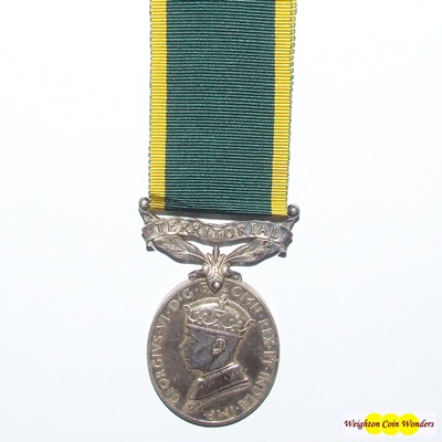 Efficiency Medal – Territorial - Cpl. D M Lewis Efficiency Medal – Territorial - Cpl. D M Lewis